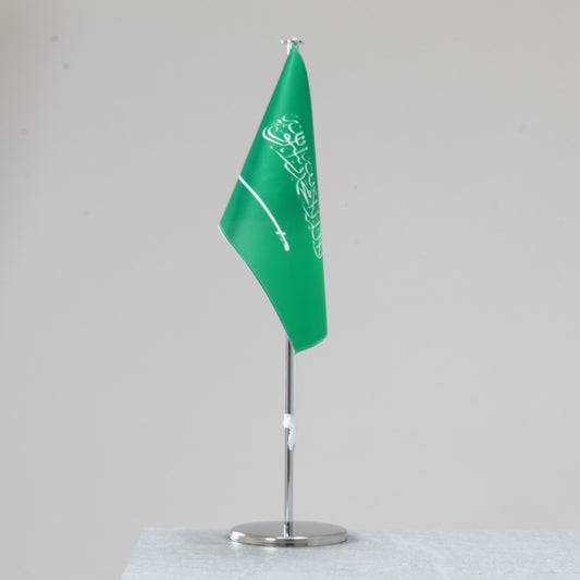 Saudi Arabia table flag – representative national flag for indoor use