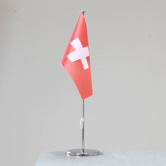 Table flag Switzerland – representative national flag for indoor use