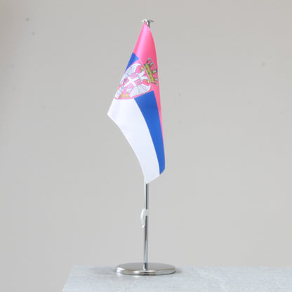 Tischfahne Serbien – repräsentative Nationalflagge für den Innenbereich