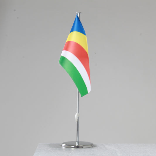 Seychelles table flag – representative national flag for indoor use