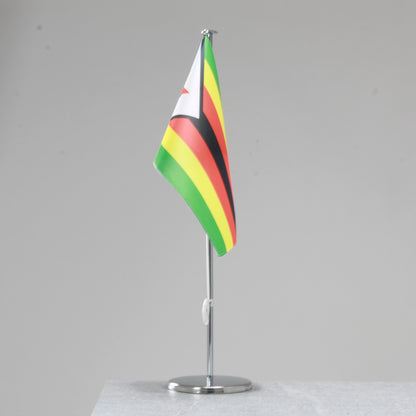 Tischfahne Simbabwe – repräsentative Nationalflagge für den Innenbereich