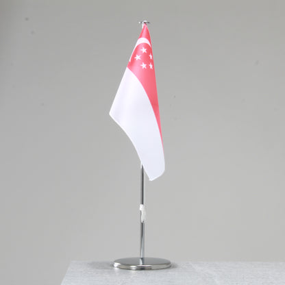 Tischfahne Singapur – repräsentative Nationalflagge für den Innenbereich