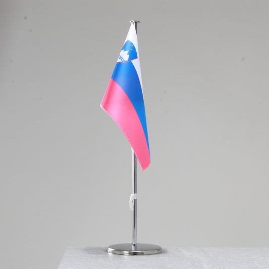 Table flag Slovenia – representative national flag for indoor use