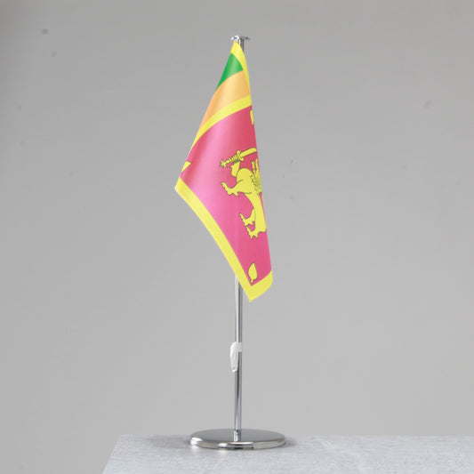 Table flag Sri Lanka – representative national flag for indoor use
