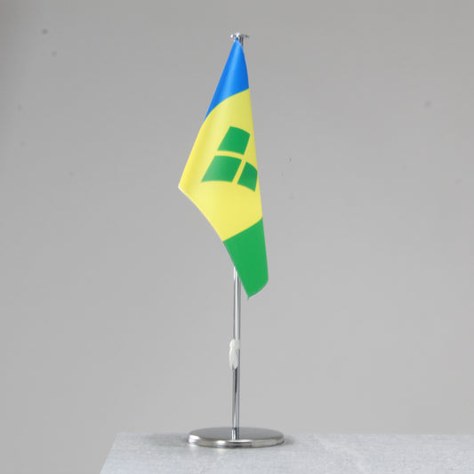 Table flag St. Vincent and the Grenadines – representative national flag for indoor use