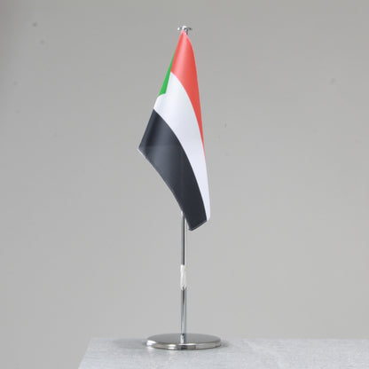 Sudan table flag – representative national flag for indoor use