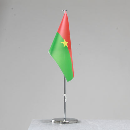 Table flag Burkina Faso – representative national flag for indoor use
