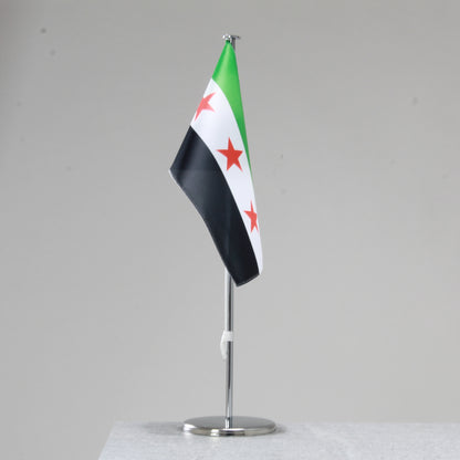 Syrian table flag – representative national flag for indoor use