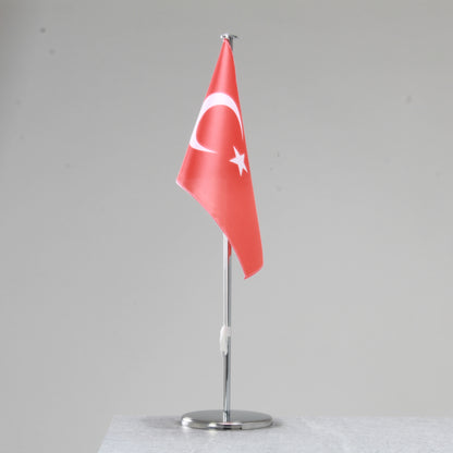 Table flag Türkiye – representative national flag for indoor use