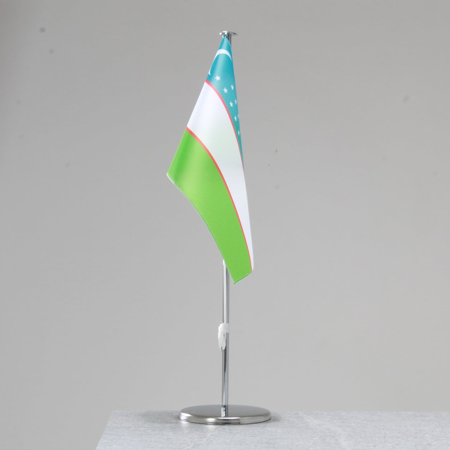 Table flag Uzbekistan – representative national flag for indoor use