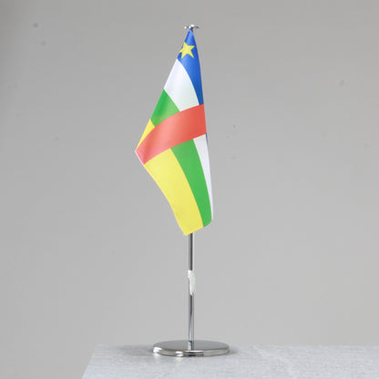 Table flag Central African Republic – representative national flag for indoor use