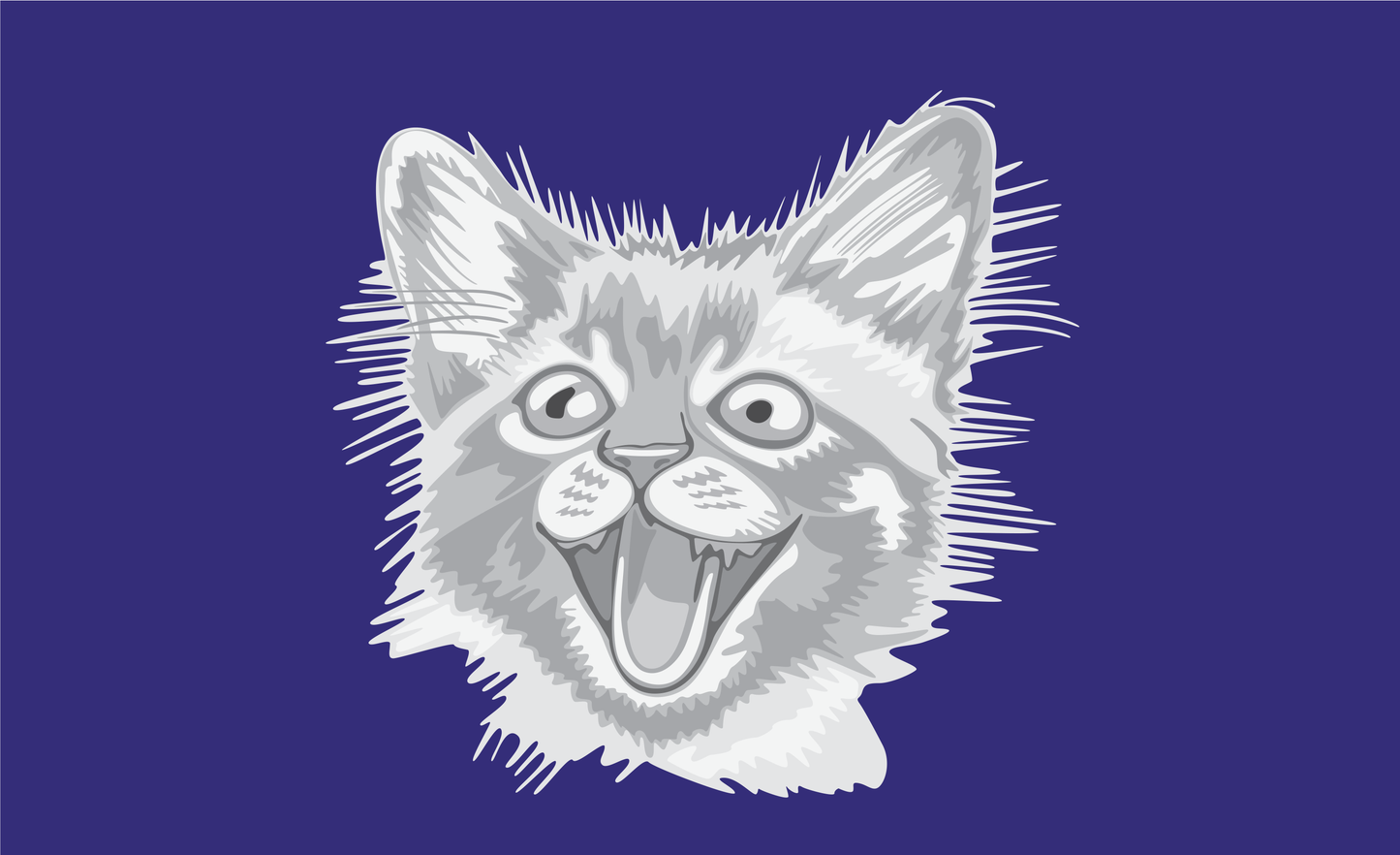 Katze-Flagge,jung,Tierflaggen,Tierzüchter-Flaggen