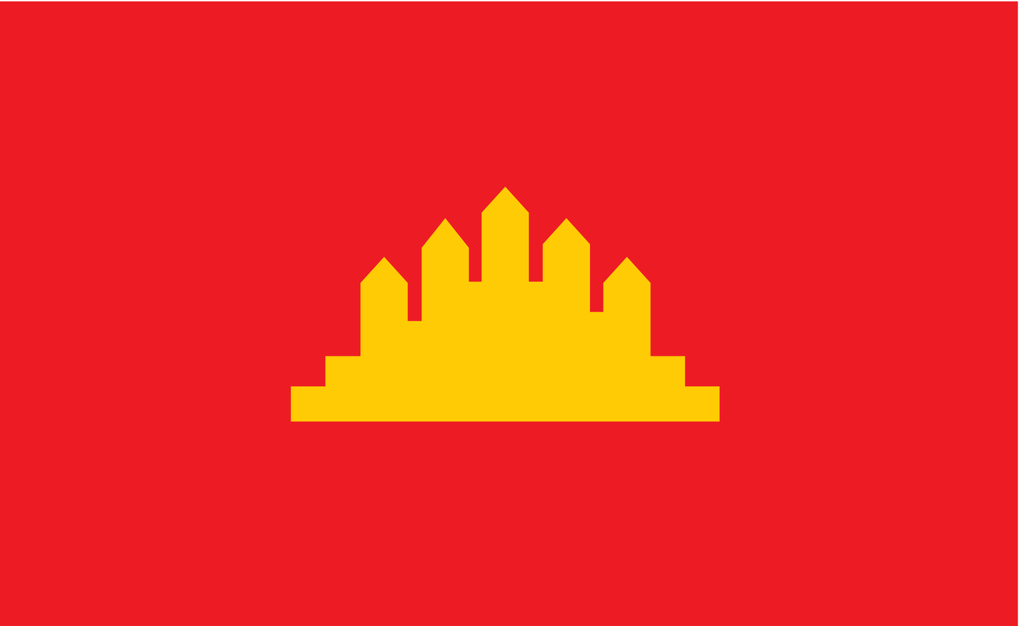 Kambodschaflagge, Kambodscha, Nationalfahnen