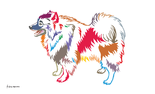 Kaeshound Hunde Flagge, Hundeflagge ,Tierflaggen, Sportflaggen, Vereinsfahnen, Verbandsflaggen