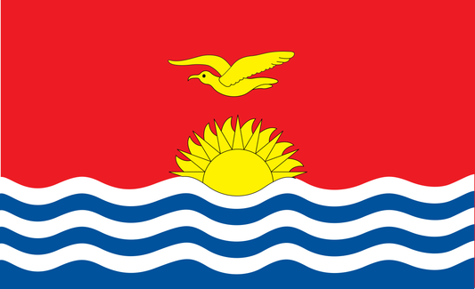 Kiribatiflagge, Insel, Kiribati, Nationalfahnen