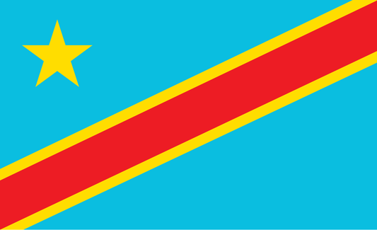 Kongoflagge 2006, Kongo, Nationalfahnen