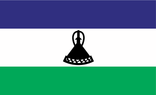 Lesothoflagge, Lesoto, Nationalfahnen, Nationalflaggen, Nationalitäten, International, Weltflaggen,