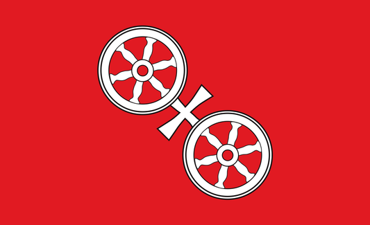 Mainz Flagge, Rheinland-Pfalz, Städteflagge, Gemeinden