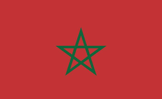 Marokkoflagge, Marokko, Morocco, Nationalfahnen