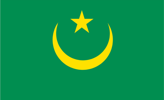 Mauretanienflagge, Mauretanien, Nationalfahnen