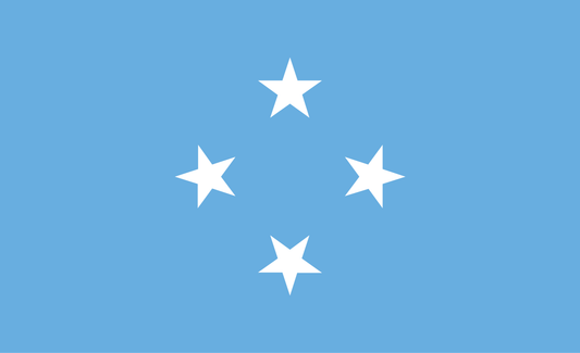 Mikronesien-Flagge, Insel, Mikronesien, Nationalfahnen