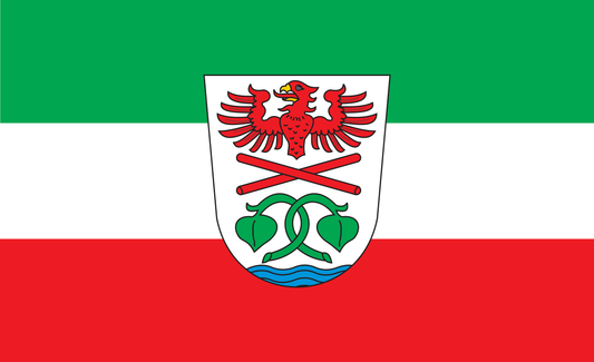 Miesbach Kreis Flagge Bayern