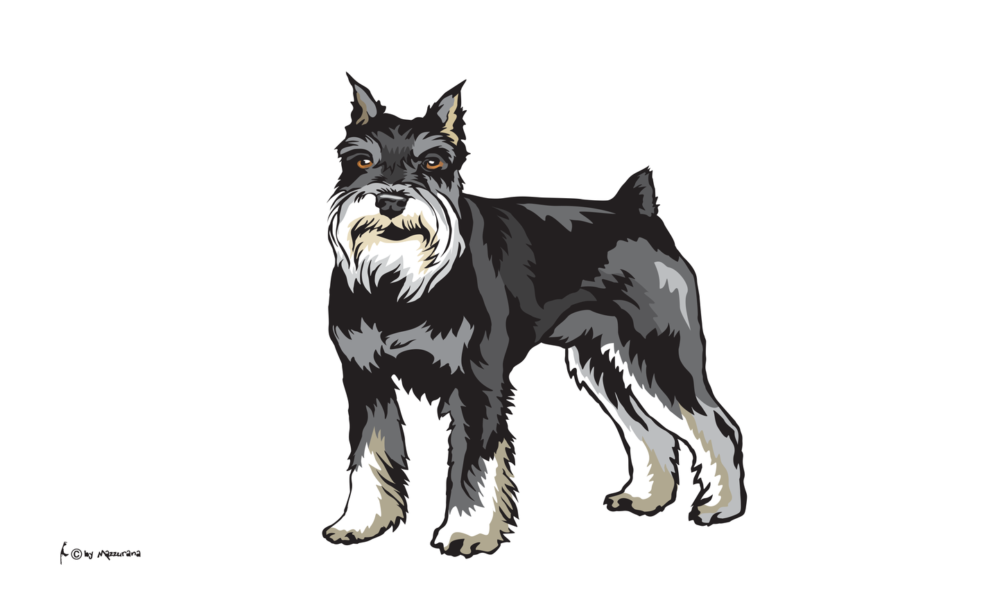 Miniature Schnauzer flag, dog flag, animal flags, sports flags, club flags, association flags