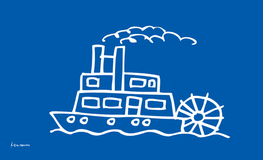 Mississippidampfer-Flagge,Maritime-Flaggen,Bootsflaggen,Leuchtturm-Flaggen