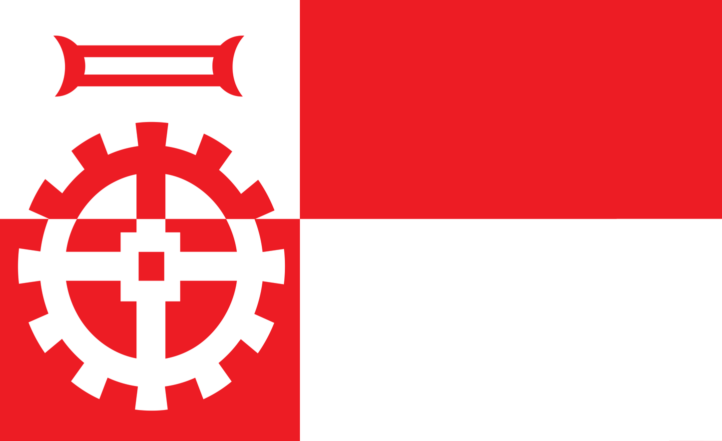 Mölln Flagge, Kleinstadt - Schleswig Holstein