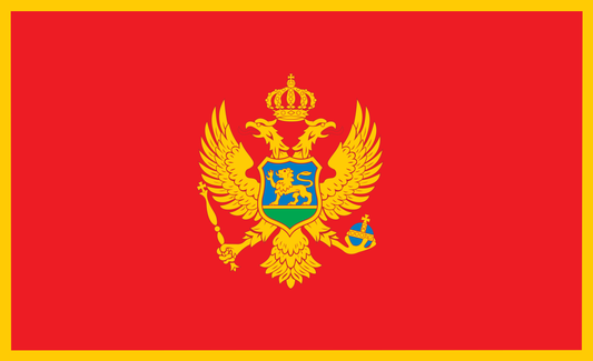 Montenegroflagge, Nationalfahnen