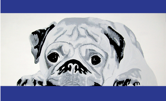 Pug, dog flag, animal flags, dogs, sports flags, club flags, association flags, animal flag