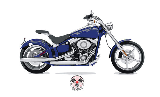 Motorradflagge 2-Classic