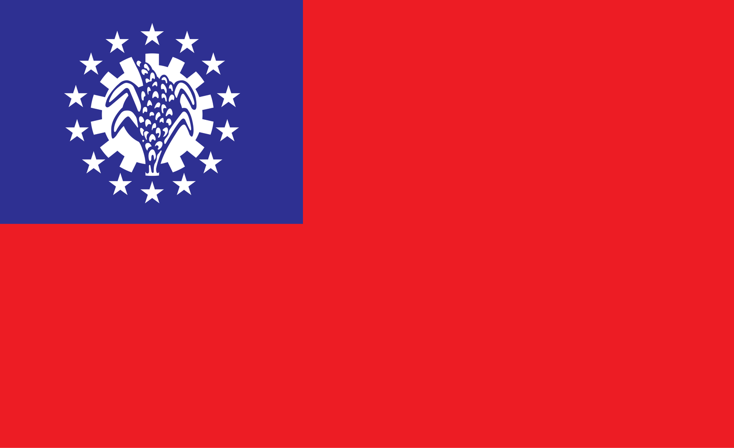 Myanmarflagge, Myanmar, Nationalfahnen