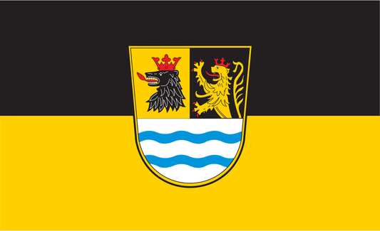 Neuburg Schrobenhausen Kreis Flagge Bayern