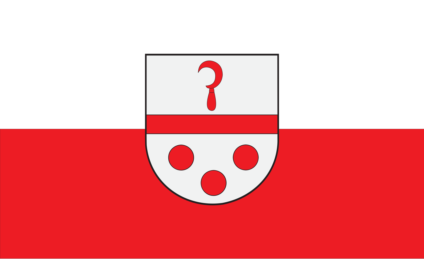 Neusatz Flagge Baden Württemberg