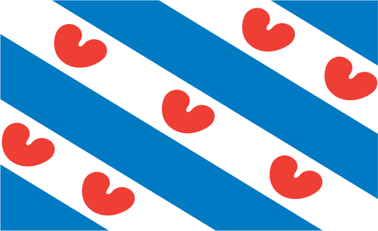 Niederlandeflagge Friesland, Holland Frieslandflagge, Nationalfahnen