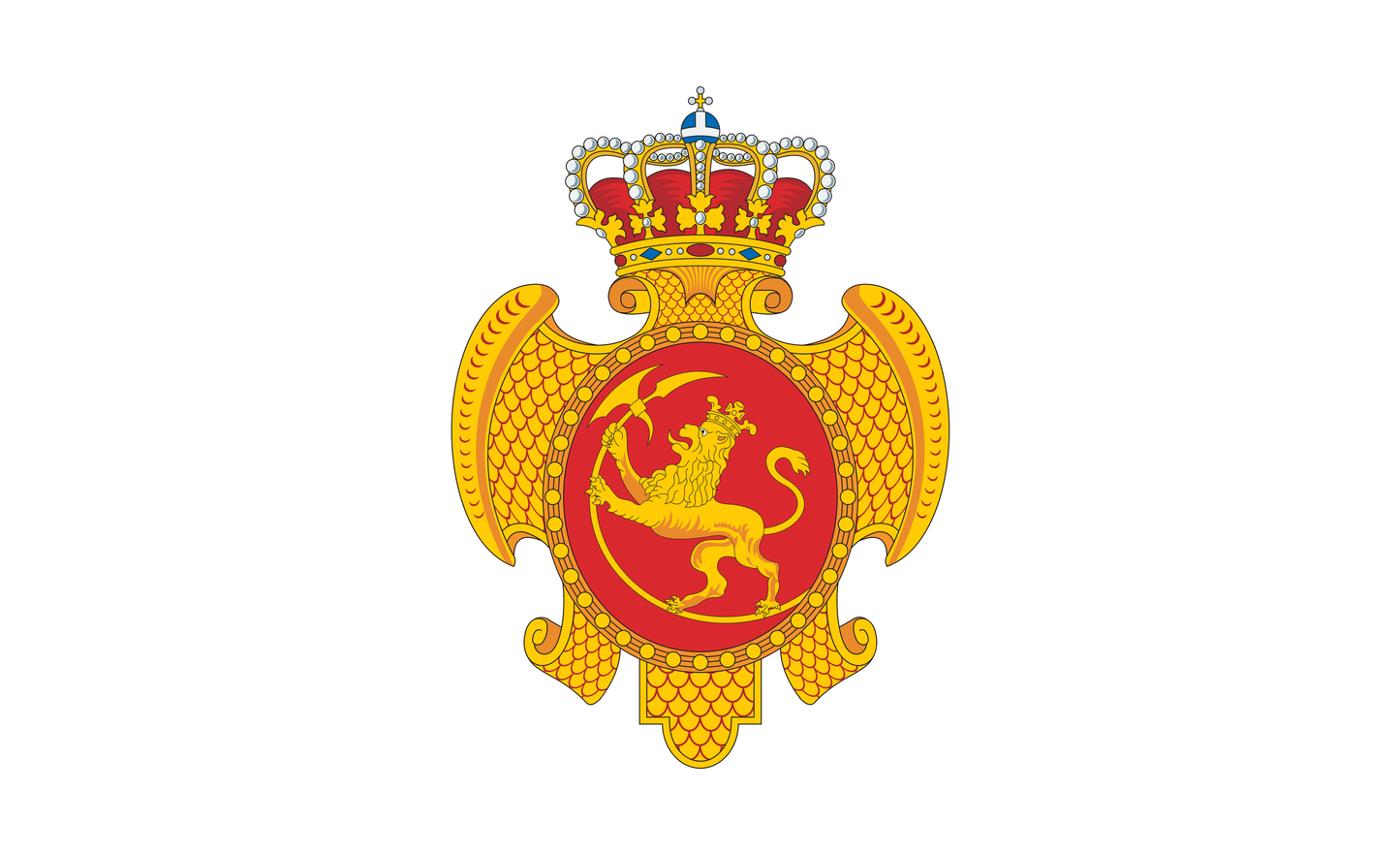 Norwegenflagge 1733, Nationalfahnen