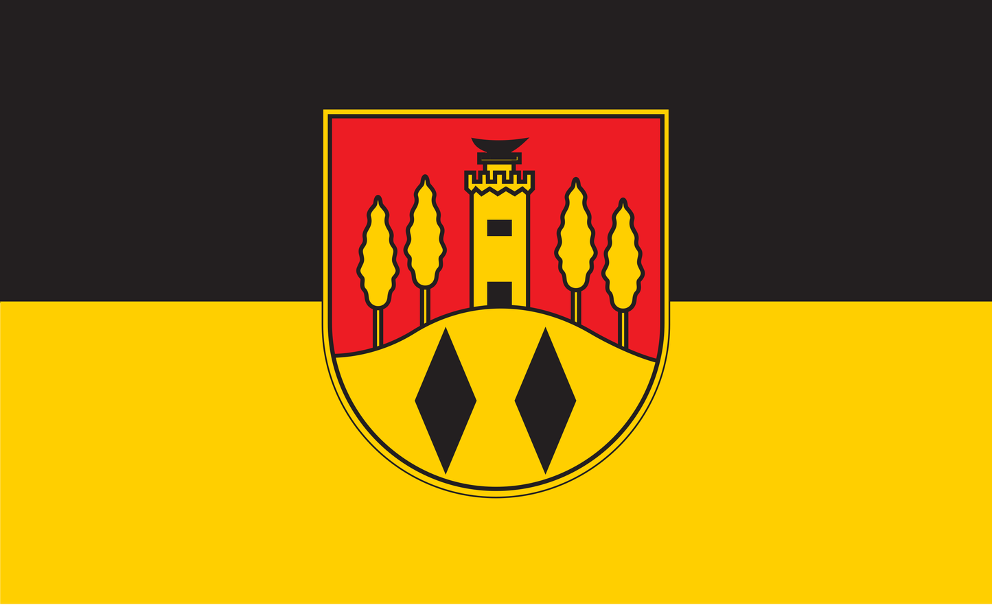 Oberg Flagge Niedersachsen