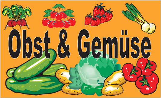 Obst & Gemüse Flagge,Verkauf-, Marketing- & Werbung-Flaggen