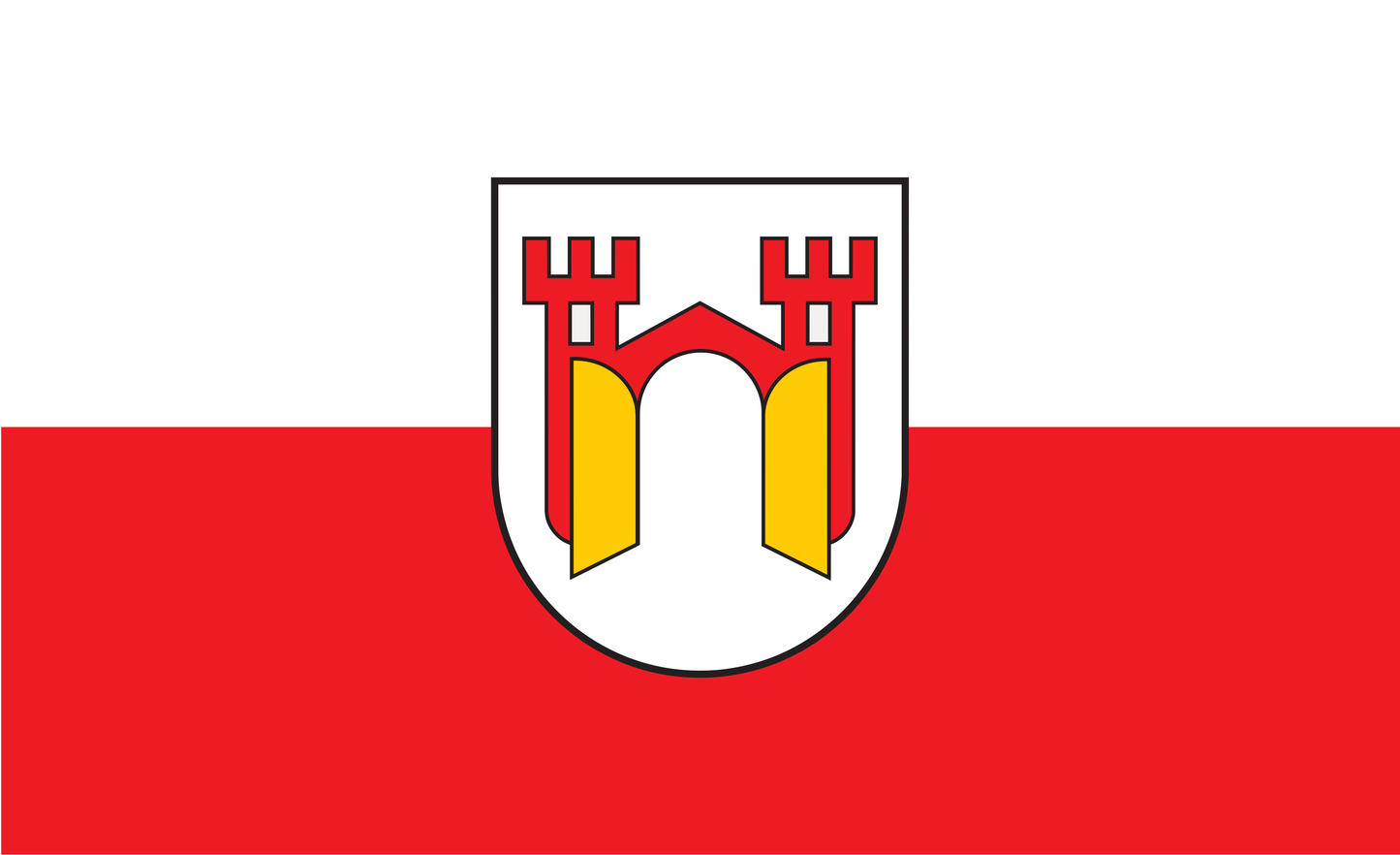 Offenburg Flagge Baden Württemberg