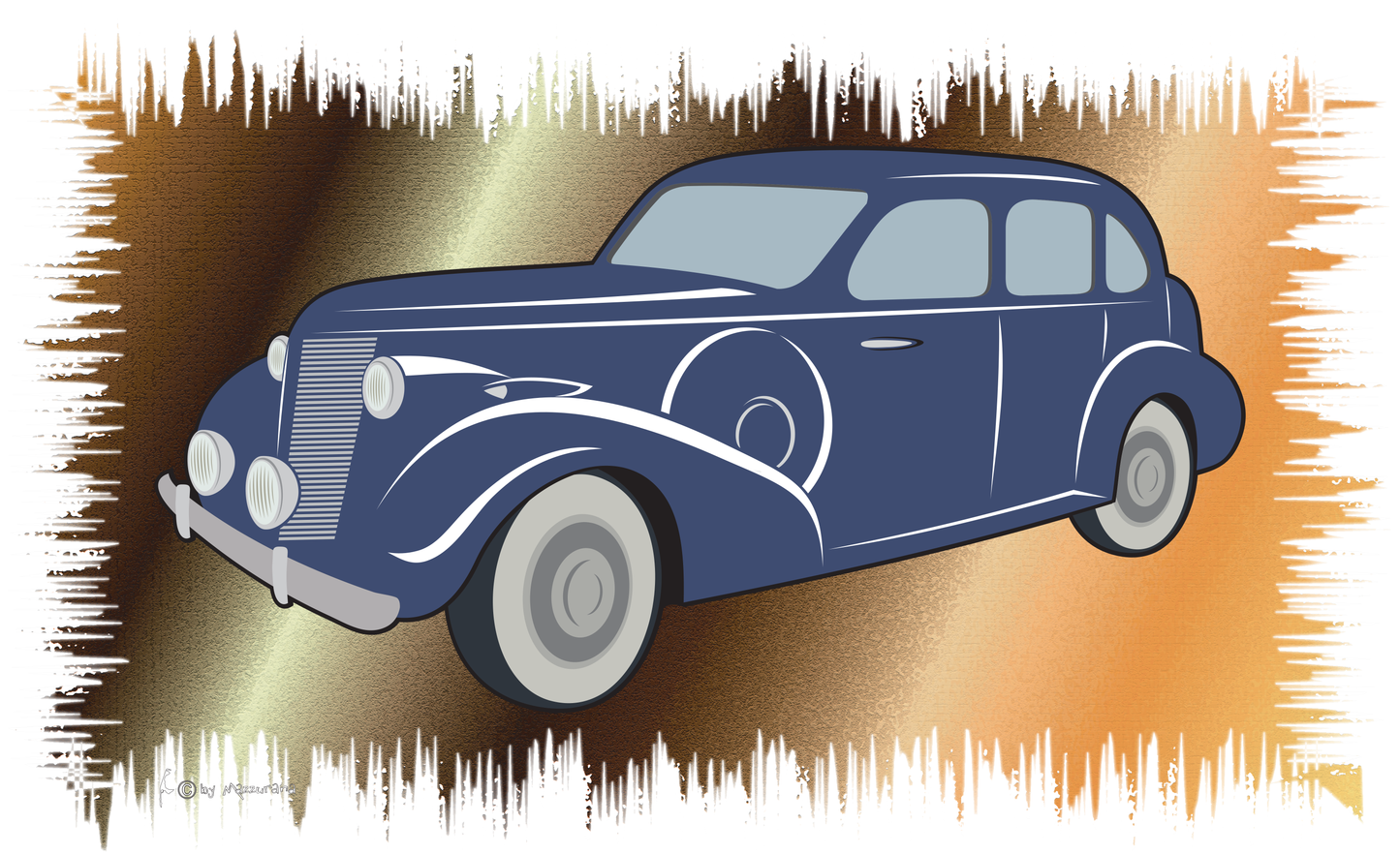 Old Car-Flagge,Auto-, Motoradflaggen,Motorsportflaggen,Formel1-Flaggen