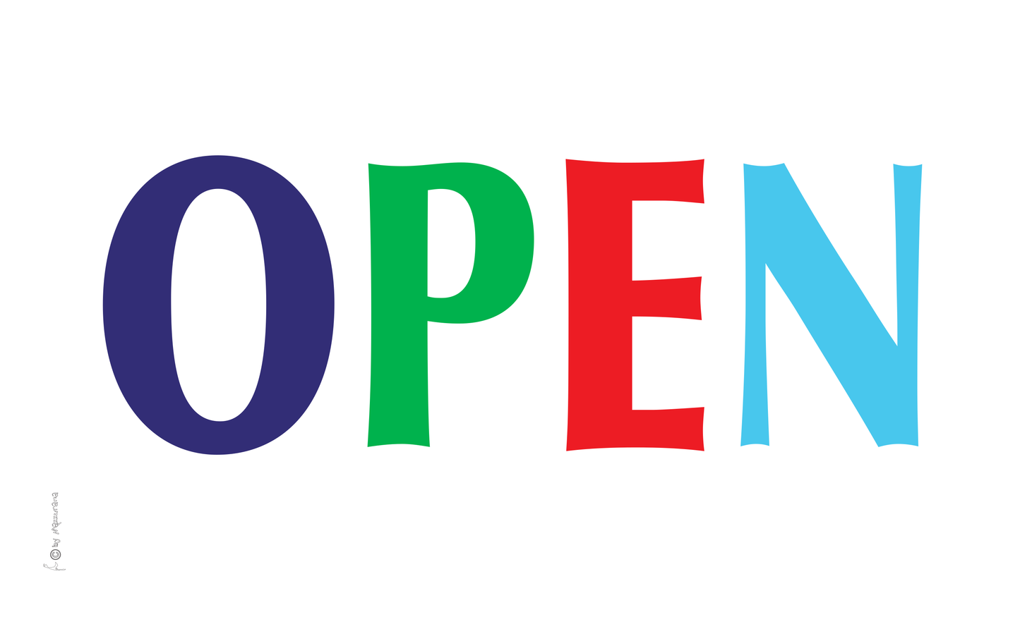 Open-Flagge,4,Geöffnet,Werbeflagge