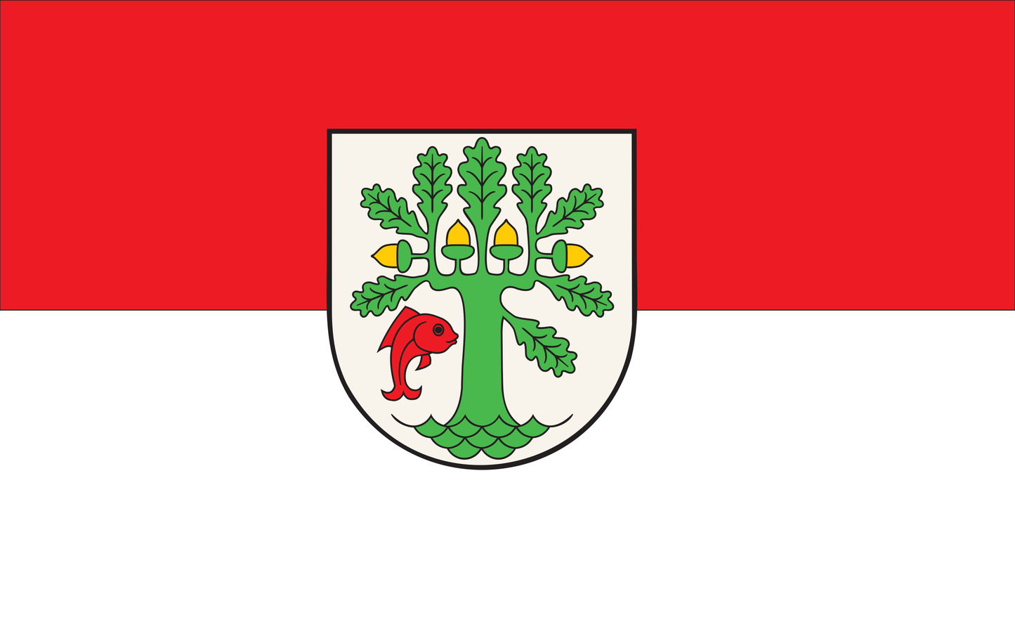 Oranienburg Flagge, Brandenburg