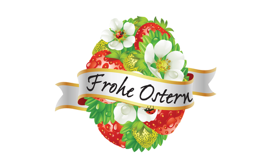 Oster-Blumen im Ei, Osterfahne