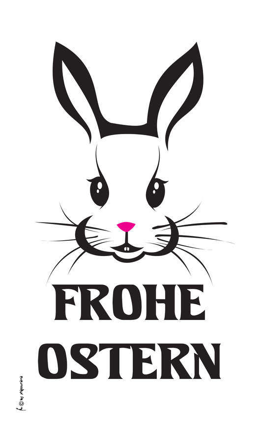 Rabbit Osterflagge, Osterfahne