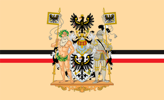 Ostpreußen Flagge, Adler, Historisch
