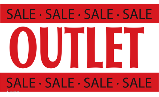 Outletflagge 2, Verkauf-, Marketing- & Werbung-Flaggen