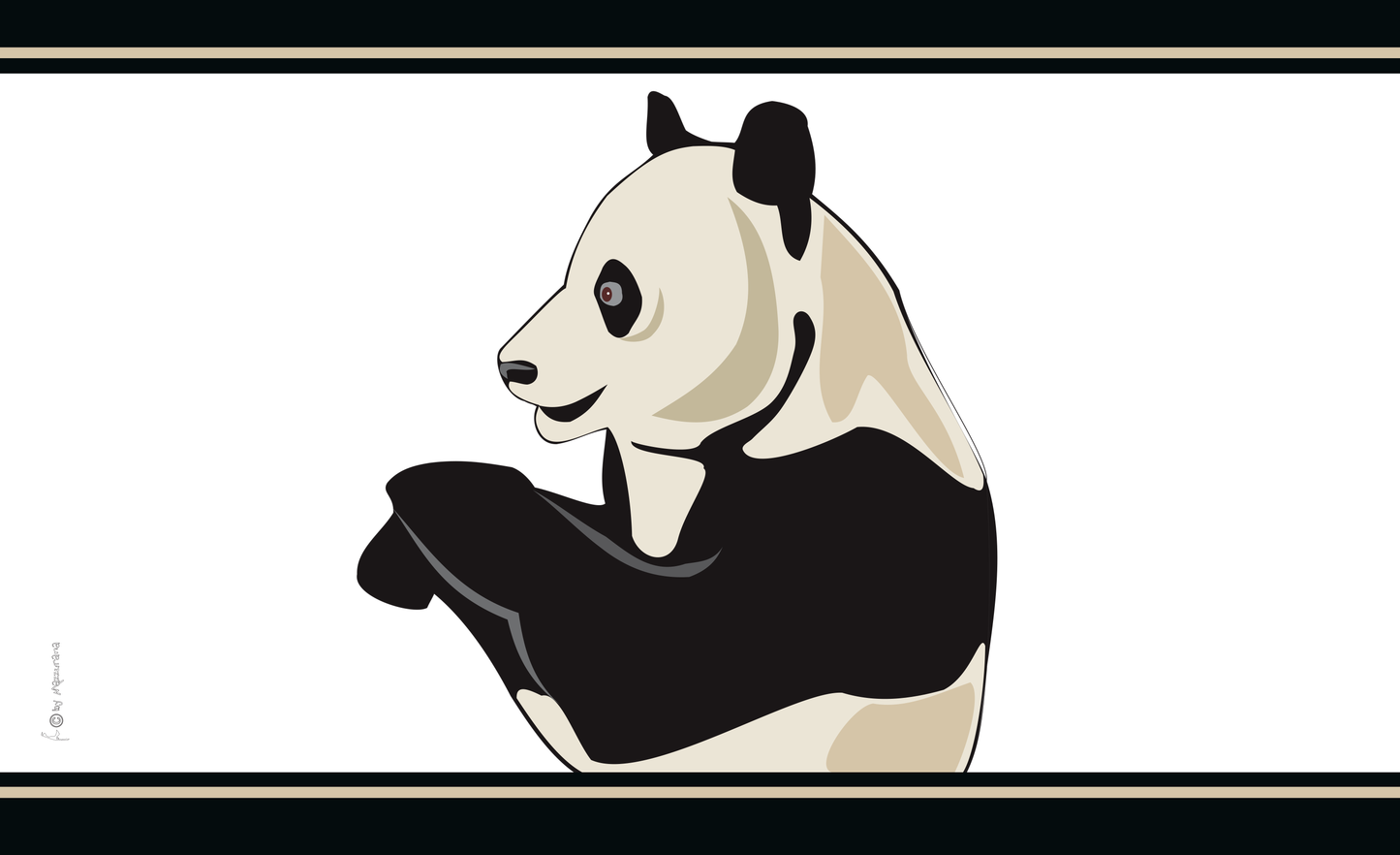 Panda bear flag, animal flags, animal breeder flags