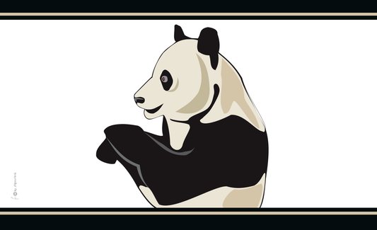 Panda bear flag, animal flags, animal breeder flags