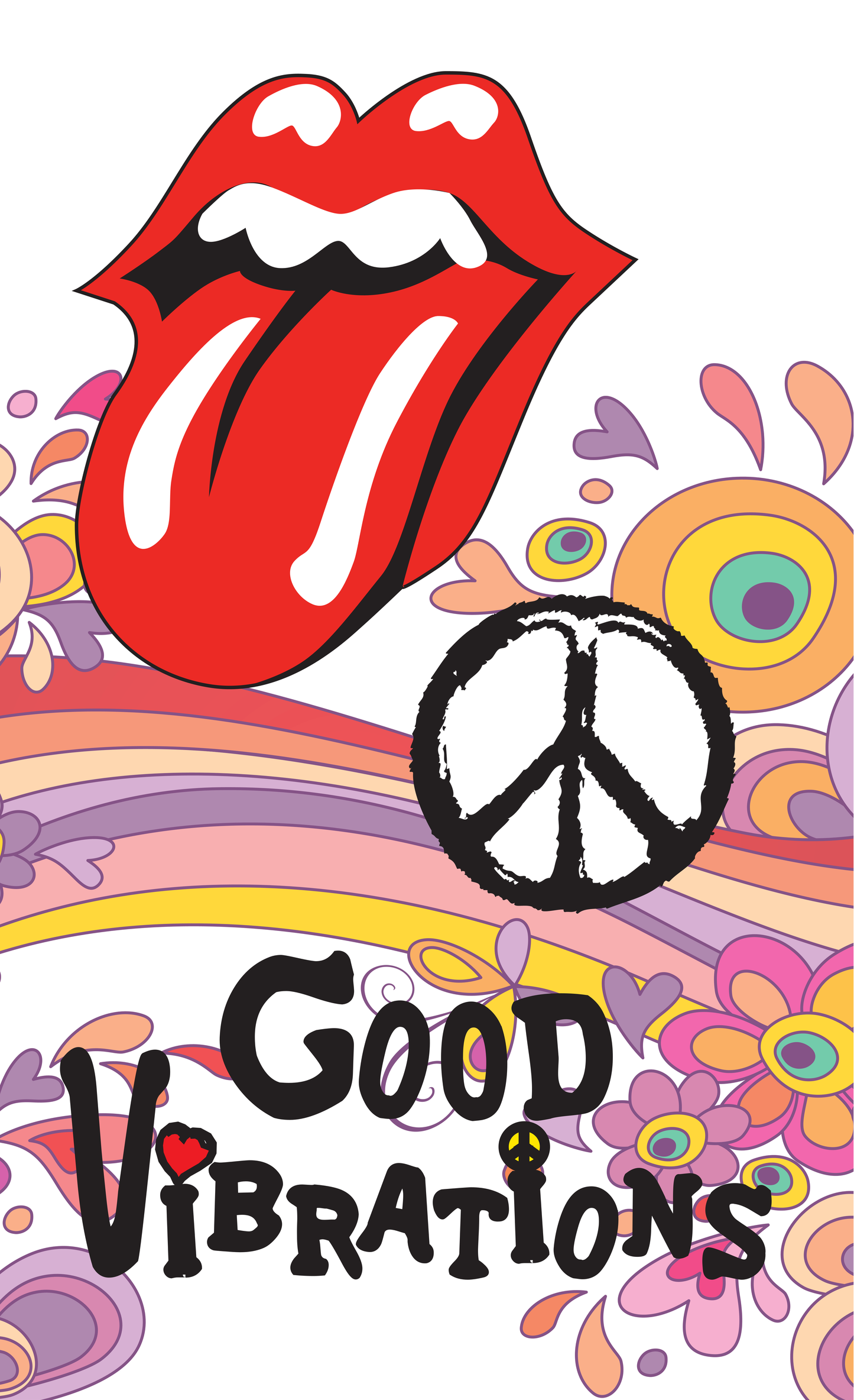 Good Vibrations -Flagge, Partyflagge